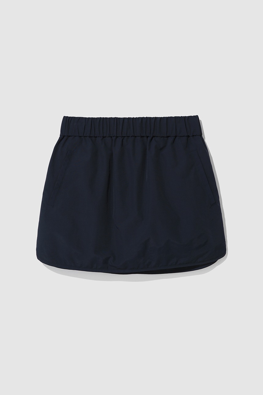 LAZIO Banding mini skirt (Navy)