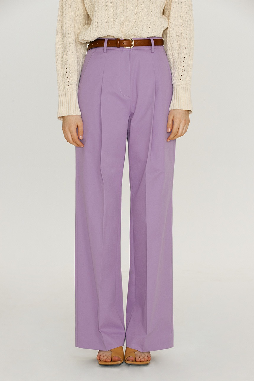 BORAMAE Wide leg trousers (Lavender)