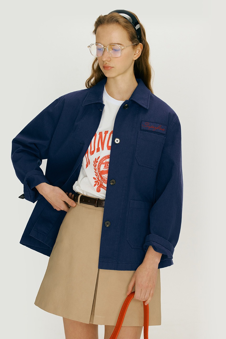 MILILANI Cotton jacket (Navy blue)