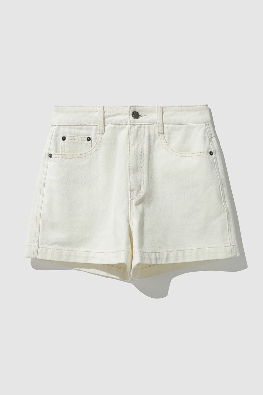 BURANO Denim shorts (Ecru)