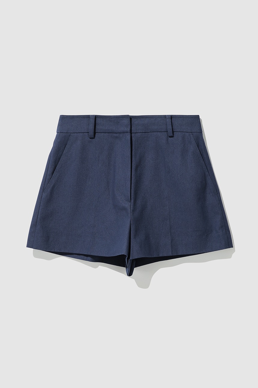 SECEDA Stitch detailed shorts (Cobalt blue)