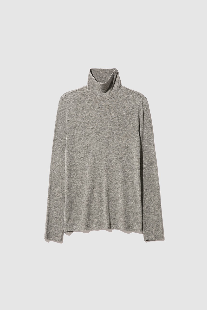 쾰른 베이직 터틀넥 티셔츠 (Melange gray)