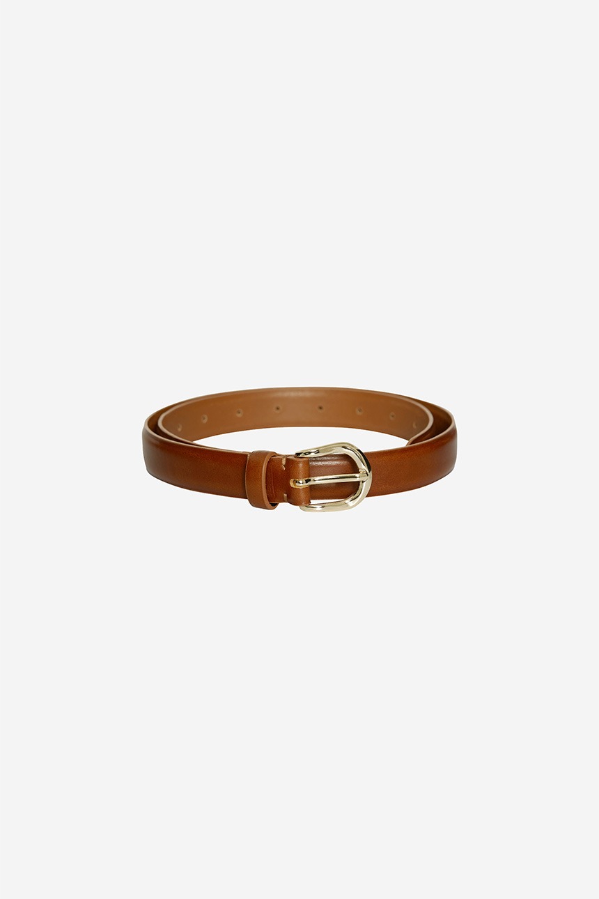 BAENGNOKDAM Leather belt (Brown/Black/Chocolate)