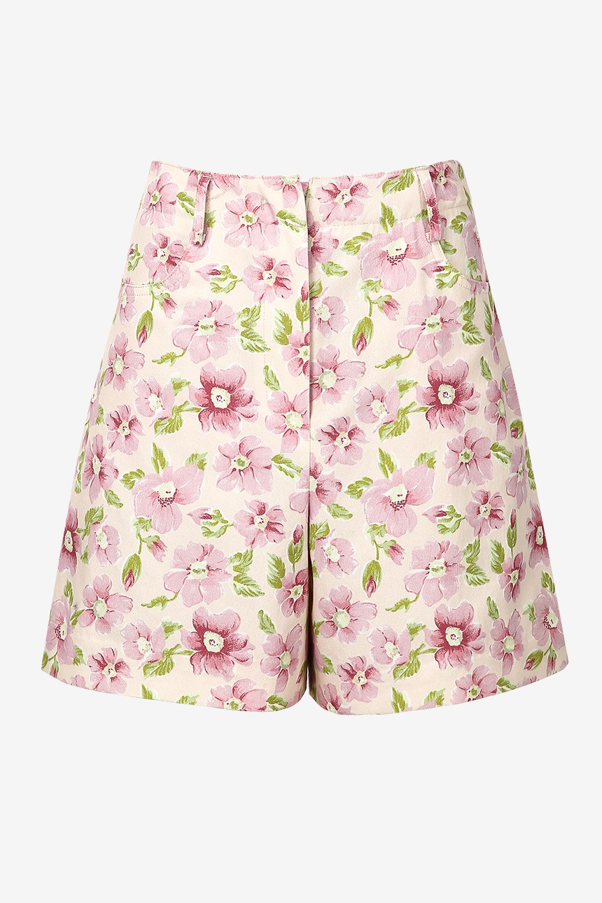[레드벨벳 예리,김나영 착용]PUPUKEA High-rise shorts (Pink flower)