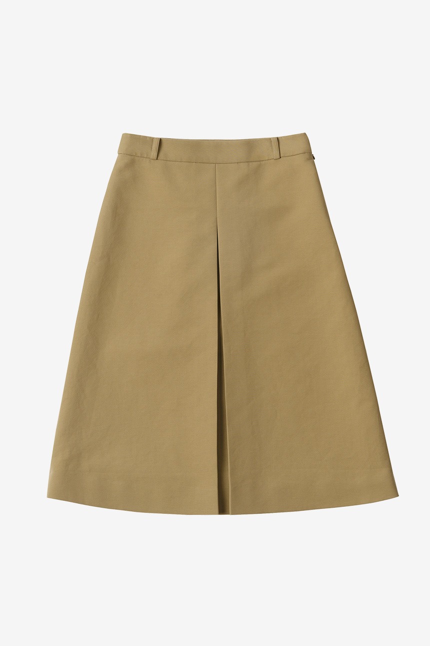 FENCHURCH A-line midi skirt (Camel)
